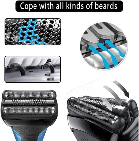 21B Shaver Replacement Head,Compatible with Braun Series 3 Replacement Head,Suitable for 301S, 310S, 320S, 3010S, 3020S, 3050cc,3090CC and Other Models. in Saudi Arabia
