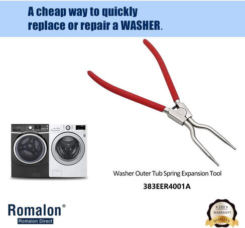 383EER4001A Washer Inner/Outer Tub Spring Expansion removal Tool (Upgrade Design) by Romalon Fit for LG and Samsung Washing Machine,Replace for TJTSE-1, 1268535, AH3569695, EA3569695, PS3569695 in Saudi Arabia