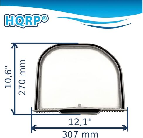 HQRP Dryer Lint Filter inended for Kenmore Elite 796.69002, 796.6927, 796.79002, 796.7927, 796.6947, 796.7947, 796.6141, 796.6152, 796.7141, 796.7155, 796.7162 series Dryer models in Saudi Arabia
