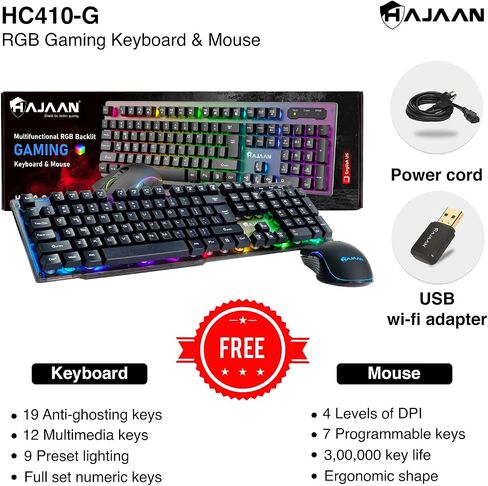 Custom Built RGB Lights PC - HP ProDesk Desktop Computer Intel Core i5 4570 Quad-Core Processor 8GB RAM 512GB SSD Windows 10 Pro Wi-Fi Gaming PC Keyboard & Mouse (Renewed) in Saudi Arabia