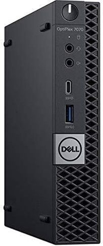 Dell OptiPlex 7070 Desktop Computer - Intel Core i7-9700T - 16GB RAM - 256GB SSD - Micro PC (Renewed) in Saudi Arabia