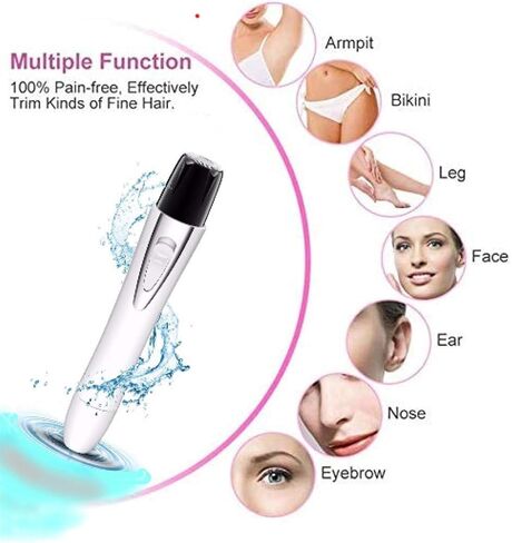 4in1 Bikini Ear Nose Hair Trimmer USB Rechargeable & Waterproof, Ideal for Legs, Face, Eyebrow, Underarms, Armpit, and sideburn with Stainless Steel Blades Shaver for All Genders. in Saudi Arabia