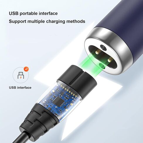 Ear and Nose Hair Trimmer 2022 Professional USB Rechargeable Nose Trimmer for Men and Women Ear Eyebrow Facial Hair Trimmer ,Blades for Easy Cleansing in Saudi Arabia