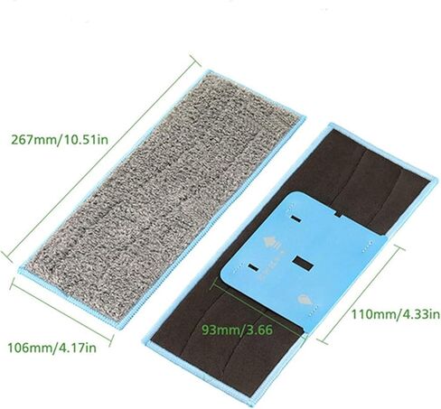 YANGPING HONGHUAER 6 Pack Washable Wet Mopping Pads Replacement Compatible Fit for IRobot Braava Jet M6 (Color : 6 Dry) in Kuwait