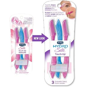 Sch Touch-Up Multipurpose Exfoliating Dermaplaning Tool, Eyebrow Razor, and Facial Razor with Precision Cover, 1 Pack 3 Count (Packaging May Vary) in Saudi Arabia