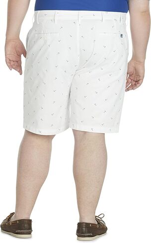 IZOD Men's Big and Tall Saltwater Stretch 9.5" Chino Printed Shorts in Saudi Arabia
