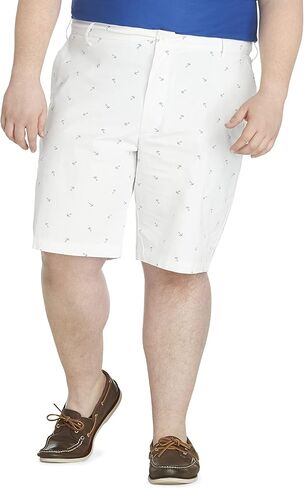 IZOD Men's Big and Tall Saltwater Stretch 9.5" Chino Printed Shorts in Saudi Arabia