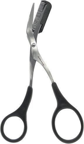 Satin Edge Eyebrow Scissor with Comb, 0.28 Ounce in Saudi Arabia