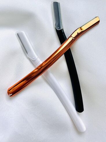 Multipurpose Exfoliating Dermaplaning Tool, Eyebrow Razor, and Facial Razor with Precision Cover, 3 Ct in Saudi Arabia