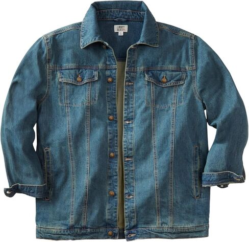 Liberty Blues by KingSize Men's Big & Tall Denim Jacket in Kuwait