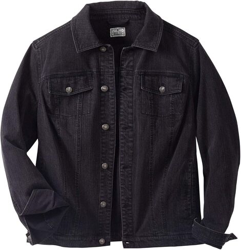 Liberty Blues by KingSize Men's Big & Tall Denim Jacket in Saudi Arabia
