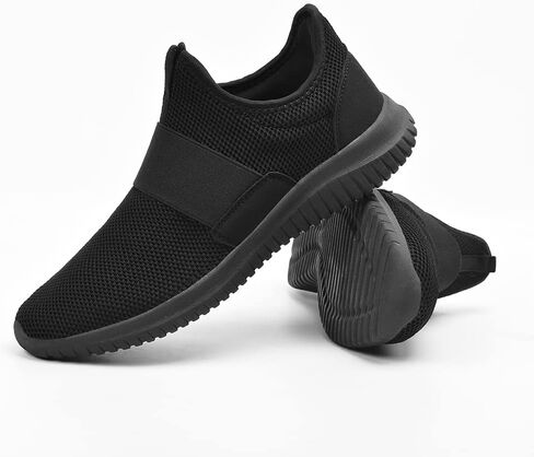 Troadlop Mens Running Tennis Shoes Knitted Breathable Walking Athletic Shoes Fashion Sneakers in Saudi Arabia