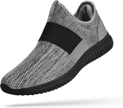 Troadlop Mens Running Tennis Shoes Knitted Breathable Walking Athletic Shoes Fashion Sneakers in Saudi Arabia