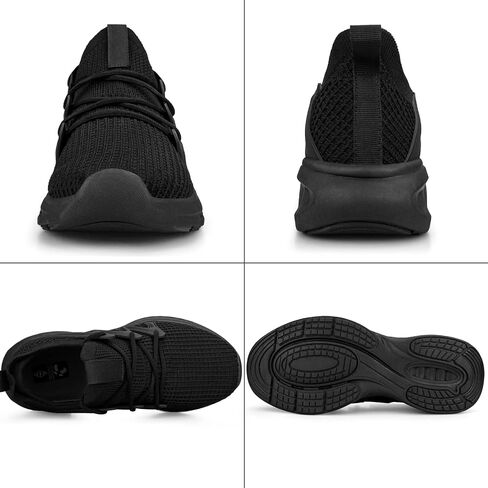 Pujcs Mens Slip on Walking Shoes Non Slip Breathable Lightweight Seakers Athletic Tennis Running Shoes for Gym Travel Jogging in Saudi Arabia