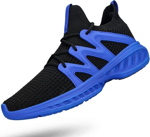 Pujcs Mens Slip on Walking Shoes Non Slip Breathable Lightweight Seakers Athletic Tennis Running Shoes for Gym Travel Jogging in Saudi Arabia