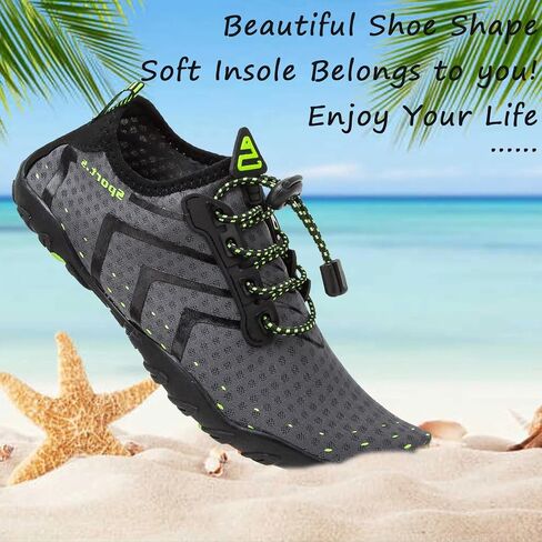 YALOX Water Shoes Men's Women's Swim Shoes Outdoor Beach Barefoot Quick-Dry Aqua Pool Socks Swimming Yoga Surfing Exercise in Kuwait