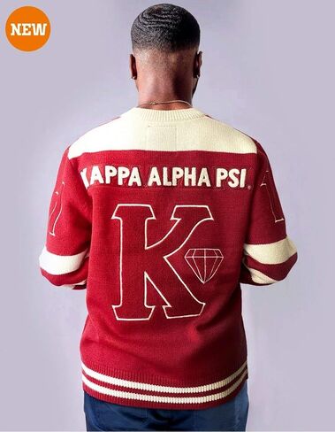 Big Boy Headgear Kappa Alpha Psi M4 V-Neck Sweater in Kuwait