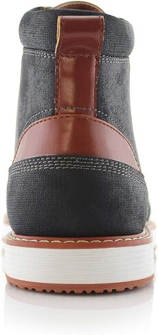 Ferro Aldo Birt MFA506027 Mens Memory Foam Casual Mid-Top Sneaker Desert Vegan Leather Chukka Boots in Kuwait
