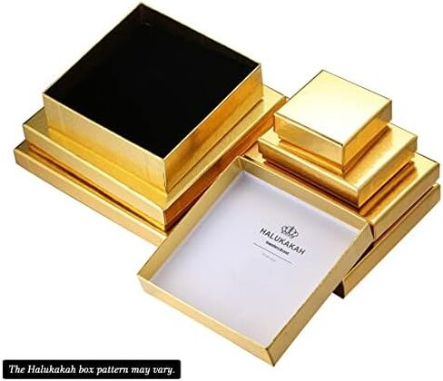 Halukakah ● Solo ● Men's Leather Bracelet 24k Real Gold/Platinum/Rhodium Plated Golden Silver Black Titanium Chain Magnetic Clasp 8.5-9"(21.5-23cm) with Free Giftbox in Saudi Arabia