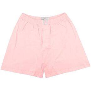 Biagio Mens Solid Light Pink Color BOXER 100% Knit Cotton Shorts in Saudi Arabia