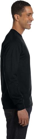 5.6 oz. 50/50 Long-Sleeve T-Shirt (G840) Black, XL (Pack of 12) in Kuwait