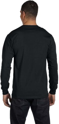 5.6 oz. 50/50 Long-Sleeve T-Shirt (G840) Black, XL (Pack of 12) in Kuwait