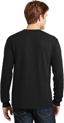 5.6 oz. 50/50 Long-Sleeve T-Shirt (G840) Black, XL (Pack of 12) in Kuwait