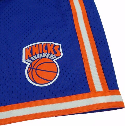 New York Knicks 1991-1992 Replica Road Shorts (Medium) Blue in Saudi Arabia