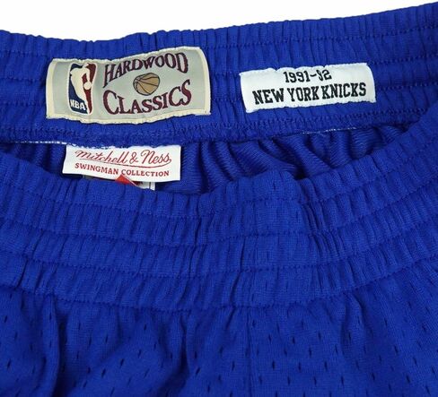 New York Knicks 1991-1992 Replica Road Shorts (Medium) Blue in Saudi Arabia