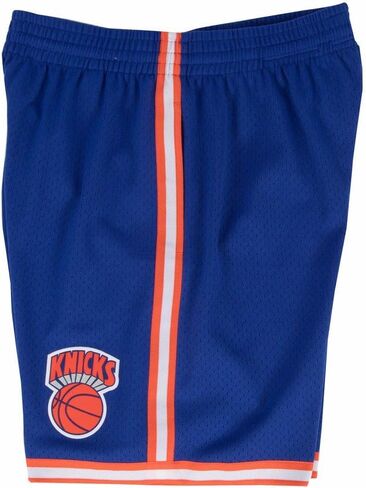 New York Knicks 1991-1992 Replica Road Shorts (Medium) Blue in Saudi Arabia
