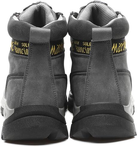 Mens Snow Boots Hiker Hiking Boot Leather Waterproof Warm Fur Lined Lace Up Anti-Slip Ankle Sneakers High Top Winter Casual Outdoor Travel Shoes in Kuwait
