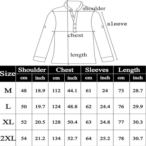 قميص رجالي من القطن والكتان هينلي بأكمام طويلة in Kuwait