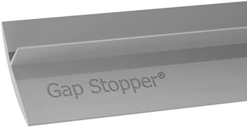 Gap Stopper® Pro - 30 بوصة أبيض، درجة احترافية، سيليكون ثقيل بوزن 12.0 أونصة من إدارة الغذاء والدواء الأمريكية، مجموعة من قطعتين، يغطي الفجوة بين الموقد وأسطح العمل in Kuwait