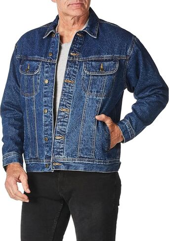 Wrangler Men's Flannel Lined Denim Jacket in Saudi Arabia