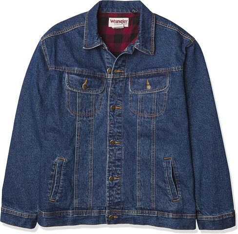 Wrangler Men's Flannel Lined Denim Jacket in Saudi Arabia
