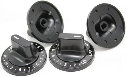 ForeverPRO 12200035 Top Burner Control Knob Kit for Whirlpool Cooktop (AP4011301) 1658 7-3272 7-3662 in Saudi Arabia