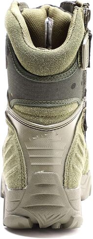 Men's Tactical Boots，High-Tops Special Training Army Shoes Outdoor Climbing Hiking Combat Boots,Green- 45/UK 10.5/US 11 in Saudi Arabia