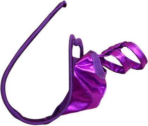 Lingerie Crotch Underwear Men's G-Strings Traceless Briefs Invisible Sexy Intimates Cross Dressing (Purple, One Size) in Saudi Arabia