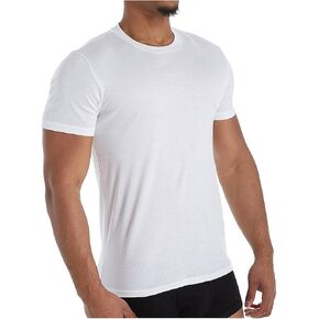 zimmerli Men's Business Class High Crew Neck T-Shirt 2221473 L White in Saudi Arabia