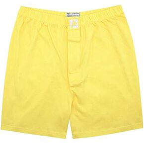 Biagio Mens Solid Light Gold Color BOXER 100% Knit Cotton Shorts in Saudi Arabia
