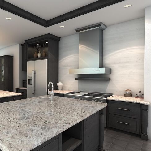 ZLINE 36 in. Remote Blower Wall Mount Range Hood in Stainless Steel (KECOM-RS-36) in Saudi Arabia