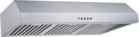 Winflo 30 In. Convertible Stainless Steel Under Cabinet Range Hood with Baffle Filters and Push Button Control in Saudi Arabia