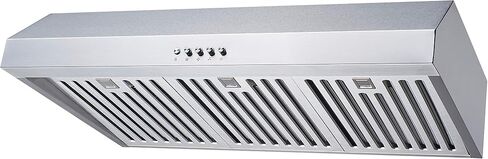 Winflo 30 In. Convertible Stainless Steel Under Cabinet Range Hood with Baffle Filters and Push Button Control in Saudi Arabia