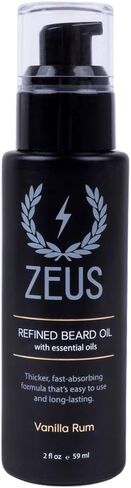 ZEUS Refined Beard Oil, Long Lasting, Thick & Fast Absorbing Oil, Leave In Beard Conditioner – MADE IN USA (Verbena Lime) 2 oz. in Saudi Arabia