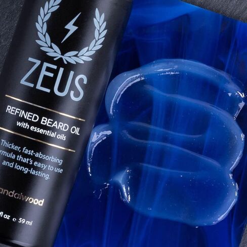 ZEUS Refined Beard Oil, Long Lasting, Thick & Fast Absorbing Oil, Leave In Beard Conditioner – MADE IN USA (Verbena Lime) 2 oz. in Saudi Arabia