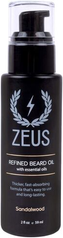 ZEUS Refined Beard Oil, Long Lasting, Thick & Fast Absorbing Oil, Leave In Beard Conditioner – MADE IN USA (Verbena Lime) 2 oz. in Saudi Arabia