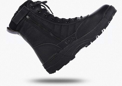 Tebapi Mens Backpacking Boots Military Leather Boots for Men Bot Infantry Tactical Boots Army Bots Army Shoes Hombre in Kuwait