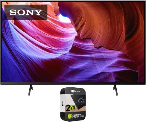 Sony KD50X85K 50 inch X85K 4K HDR LED TV with Smart Google TV 2022 Model Bundle with Premium 2 YR CPS Enhanced Protection Pack in Saudi Arabia