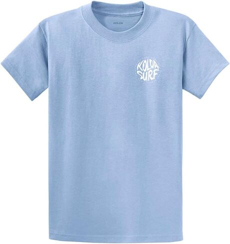 Koloa Circle Text Logo Cotton T-Shirts in Regular, Big and Tall Sizes in Kuwait