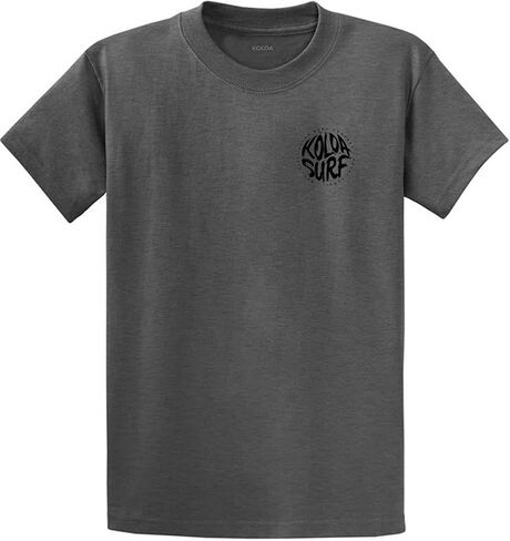 Koloa Circle Text Logo Cotton T-Shirts in Regular, Big and Tall Sizes in Kuwait